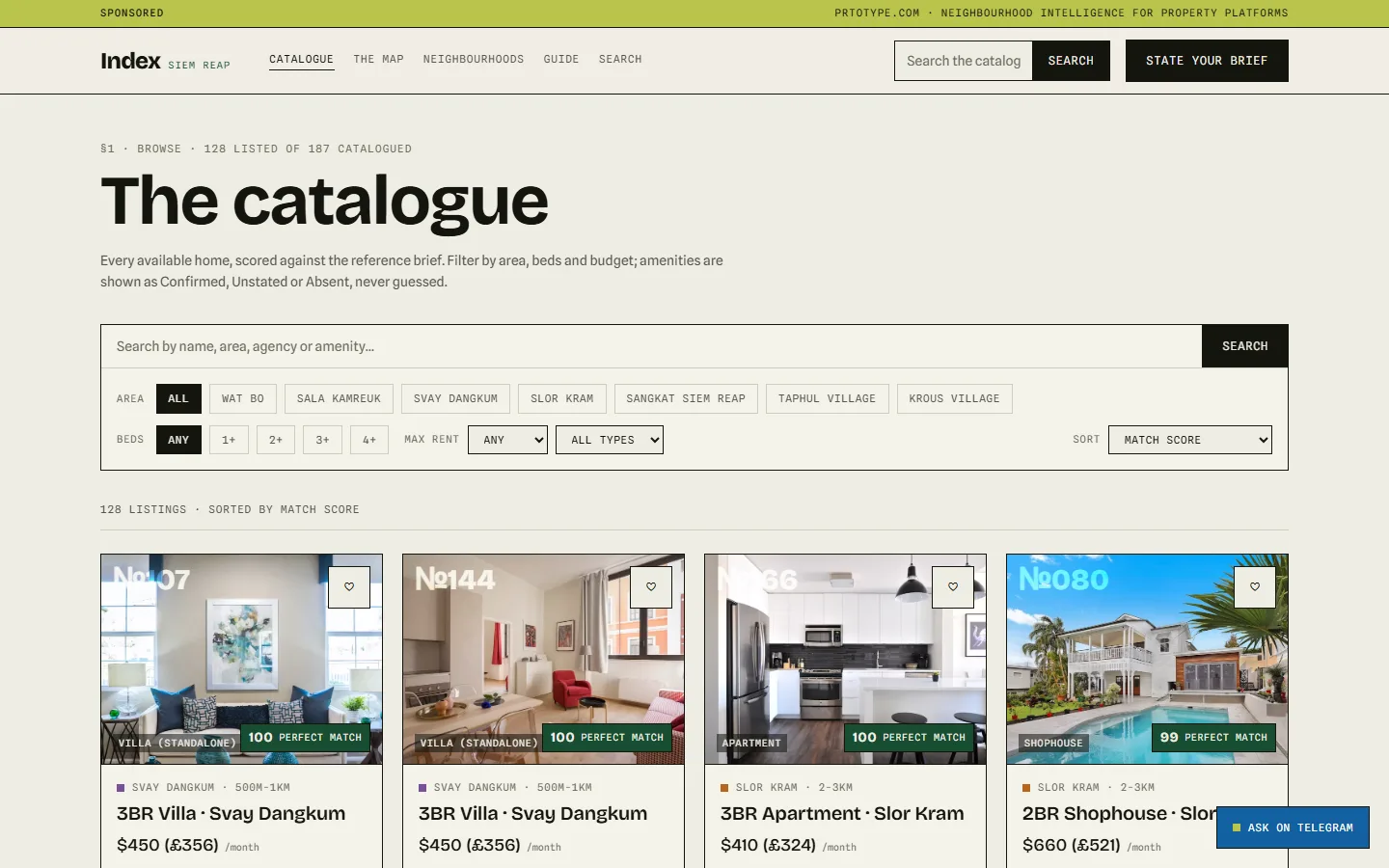 The catalogue